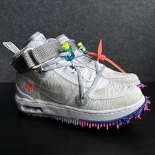 Nike Air Force 1 Mid SP Off White Clear White bianche taglia 38/38,5 DO6290 100