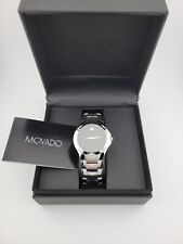 Orologio Movado Uomo Luno Quadrante Nero Acciaio Inox - 0606378 (prezzo consigliato 1095€)