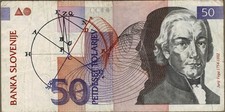 SLOVENIA 1992 BANCONOTA 50