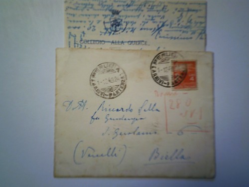 Busta viaggiata perugia - , da