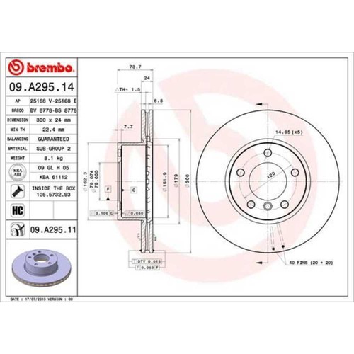 Brembo dischi freno anteriore - dischi,