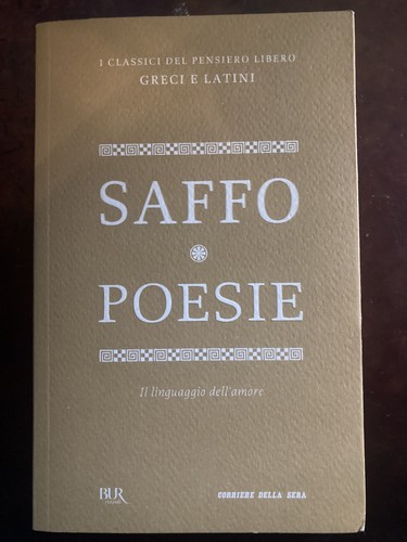 Poesie saffo bur corriere - poesie,