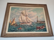 Dipinto Olio Su Tela. Firma