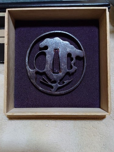 Japanese wakizashi tsuba edo - tsuba,