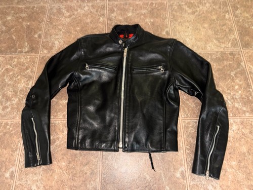 Giacca pelle nera vanson - di,