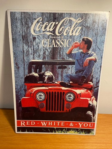 Coca cola targa pubblicitaria - targa,