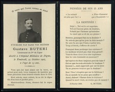 santino luttino militare-avis de deces soldat -sterbebild BUTERI 1907