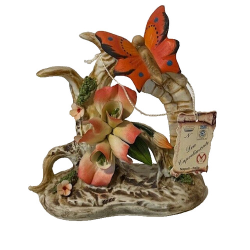Statuina fiore farfalla - statuina,
