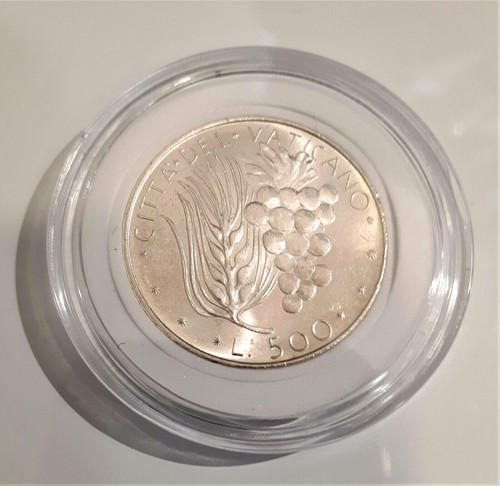 Moneta 500 lire argento - moneta, in