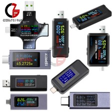 Tester di Alimentazione USB Type-C Misuratore di Capacità Corrente Tensione Multimetro LCD DC 4~30V