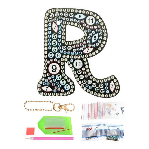 Pour porte clés - pour, r,