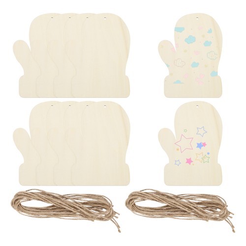 10pcs ornamenti legno per - legno,