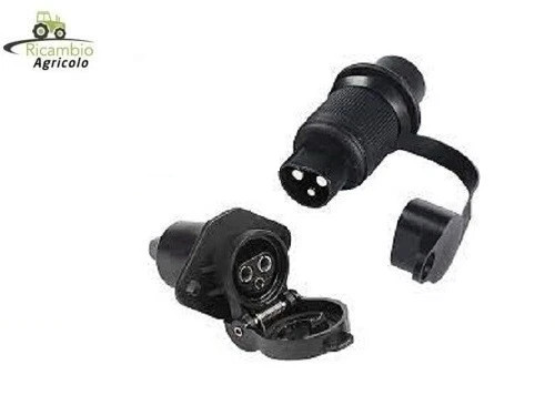 Presa con spina poli 12v - con,