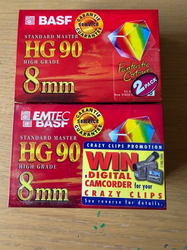 Videocassette basf 8mm - hg, 90