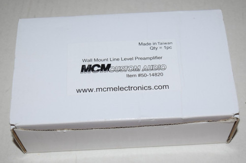 Mcm custom audio stereo line - audio,
