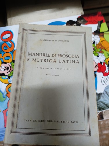 Manuale prosodia metrica - prosodia, e