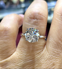 Anello Solitario 3 ct diamante Lab E vvs IGI Certificate , oro 18k 750