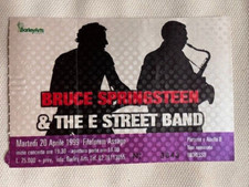 BRUCE SPRINGSTEEN MILANO FORUM ASSAGO 20.4.99 ORIGINAL TICKET STUB BIGLIETTO