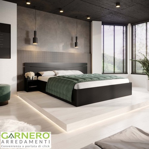 Letto matrimoniale contenitore