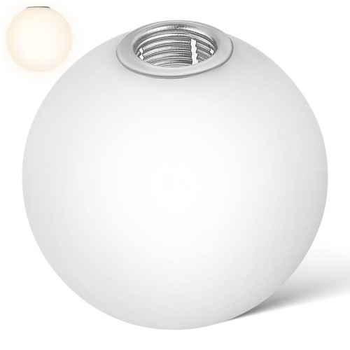 Paralume lampada vetro bianco