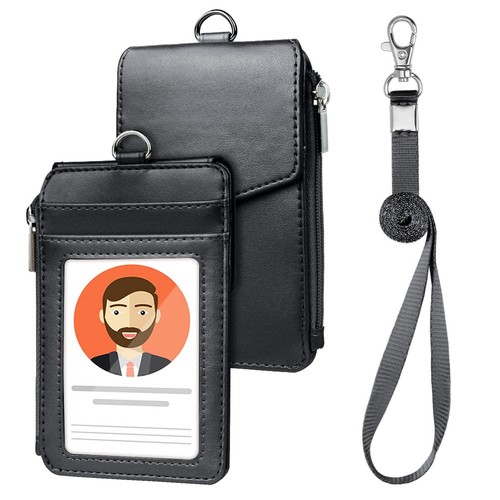 Offcup porta badge pelle - badge, in