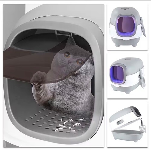 Lettiera per gatti chiusa - lettiera,