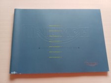 Triumph catalogo accessori 2004 depliant originale