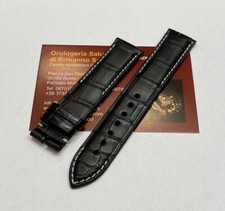Cinturino Cocco nero per Eberhard 21027 originale 19x18