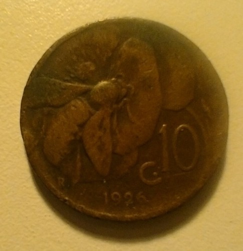 Moneta centesimi 1926 - moneta,
