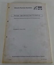 Manuale Di Officina Bosch Per Rover 400 Aggiornato 09/1995