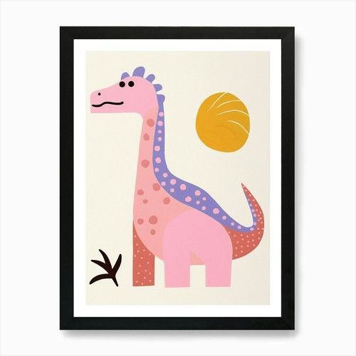 Stampa artistica dinosauro