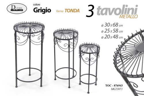 Tris tavolini tavolino - tris, 3
