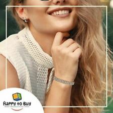 Bracciale tennis argento da