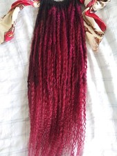 Boho locs rosso bordeaux - rosso,