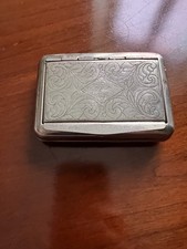 PORTASIGARETTE IN METALLO VINTAGE ANNI 60.