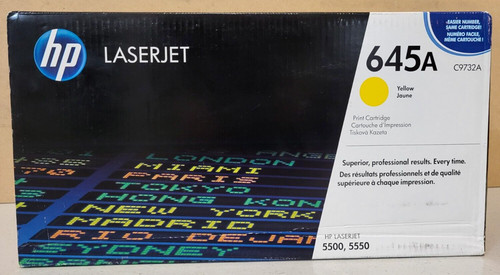 Toner 645a giallo - hp, c9732a