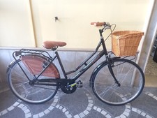 BICICLETTA 26 OLANDA LUSSO "FAUSTO COPPI" DONNA COLORE NERO CON CESTINO VIMINI