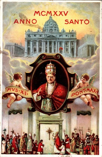 Cartolina religione mcmxxv - cartolina,