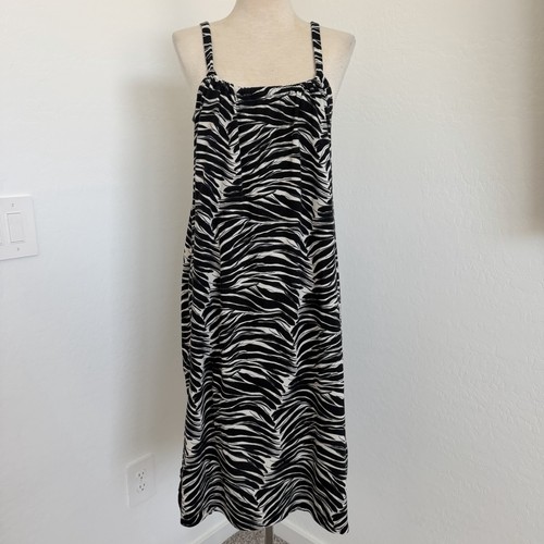 Abito slip stampa zebra - abito,