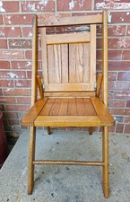 Sedia pieghevole vintage con