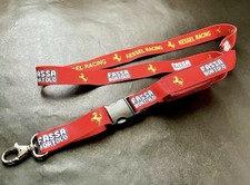 Cordino porta badge Laccio tour cou necklace Laynard Kessel Racing With Ferrari.