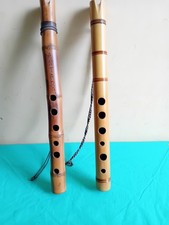 Lotto 2 Flauto Peruviani Quena professionale in bambù