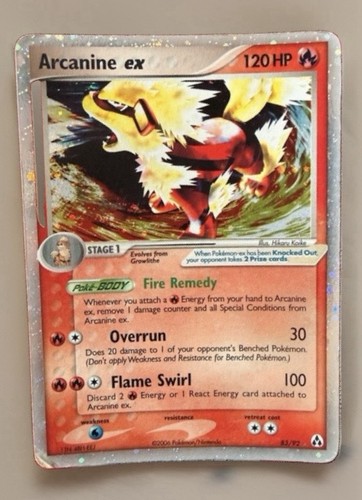 Pokemon card arcanine - pokemon, card-arcanine
