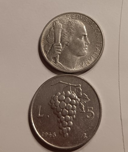 Moneta lire 1848 - moneta,