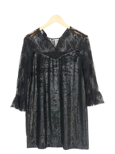 Zara abito pizzo - di, nero