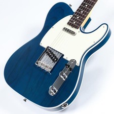 Fender FSR MIJ Telecaster tradizionale anni 60 corpo ontano personalizzato blu trasparente nuovo