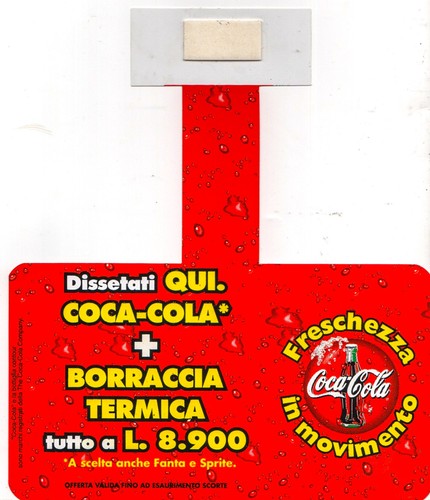 Coca cola italia - coca-cola, cartellino