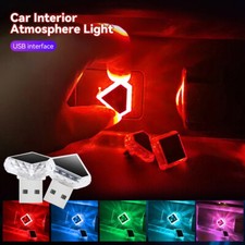 2x RGB Colore Auto Interno USB
