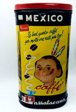 collezionismo pubblicitario   MEXICO CAFFE’ PASSALACQUA  box scatola vintage
