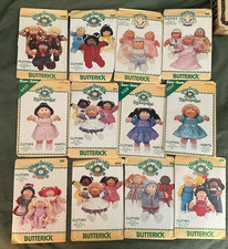 Lotto Vintage di 12 Cavoli Patch Bambini Butterick Modelli Cucito Vestiti (1 TAGLIO)